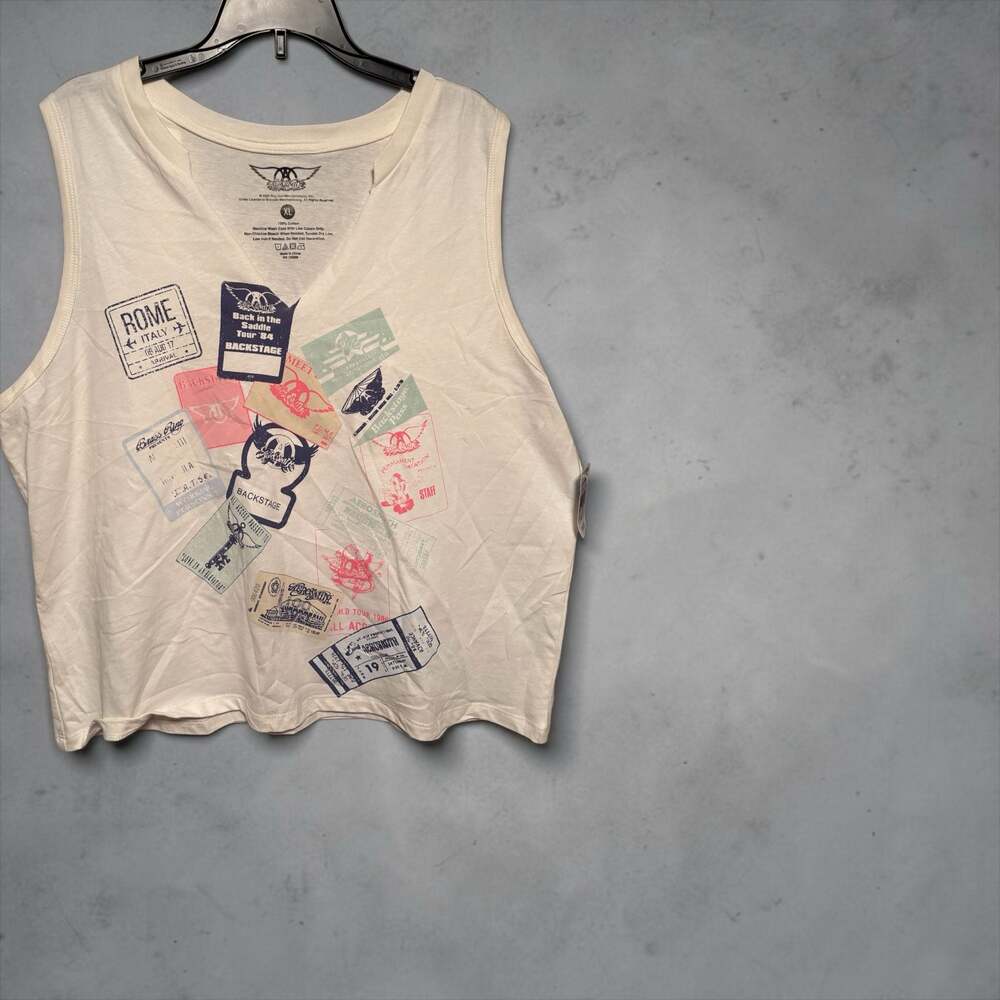 Aerosmith Backstage Pass Graphic Print Tank Top